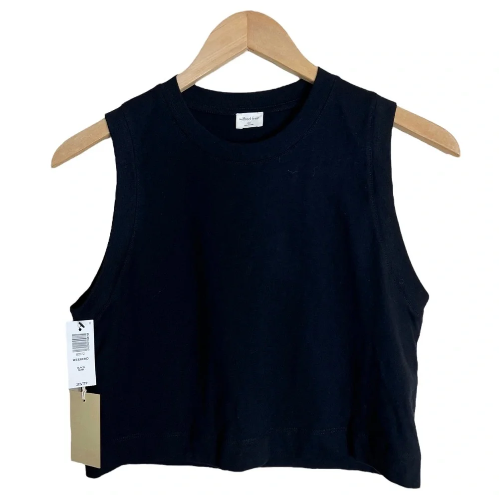 ARITZIA Wilfred Free Weekend Tank Black Size XXS - Picture 10 of 10